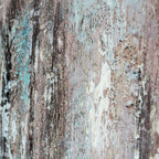 Elemental Interplay Riven Air Hand Painted Artwork On Canvas in Wooden Frame