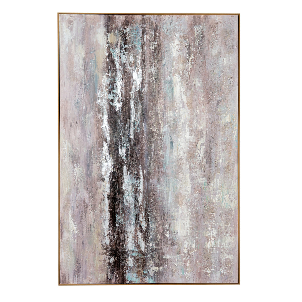 Elemental Interplay Riven Air Hand Painted Artwork On Canvas in Wooden Frame Product Image