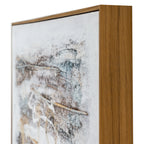 Elemental Interplay Vantage Collapse Hand Painted Artwork On Canvas in Wooden Frame