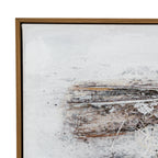 Elemental Interplay Vantage Collapse Hand Painted Artwork On Canvas in Wooden Frame
