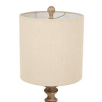 Perran Candlestick Table Lamp With Linen Shade – view 4