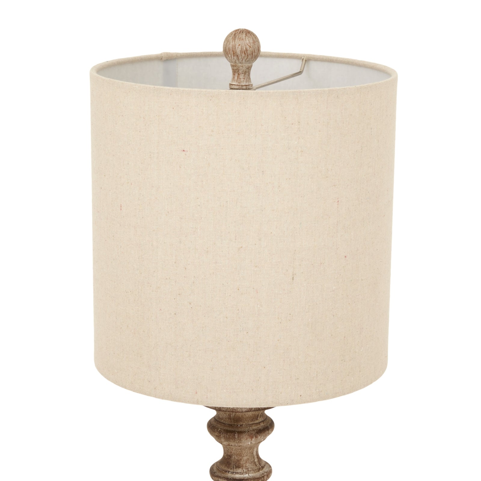 Perran Candlestick Table Lamp With Linen Shade – view 4