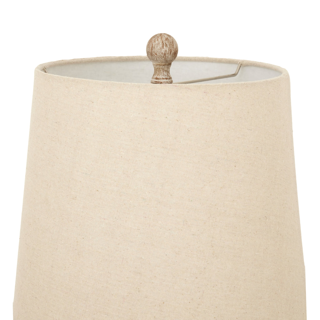 Lucent Candlestick Table Lamp With Linen Shade – view 4
