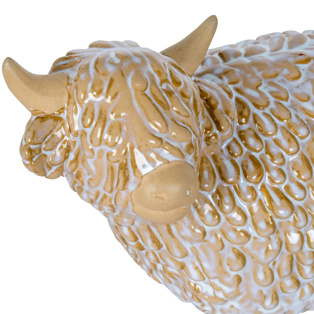 Large Ceramic Highland Cow
