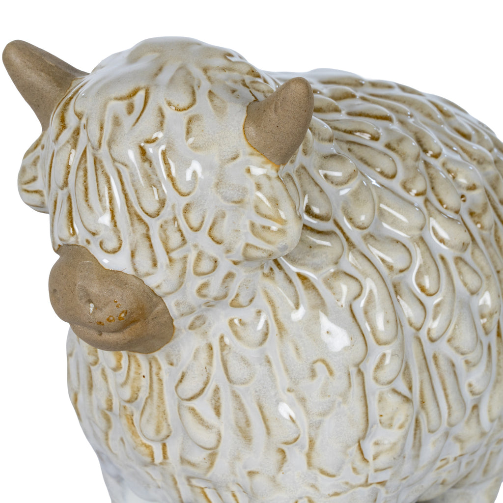 Alora Small Ceramic Highland Cow
