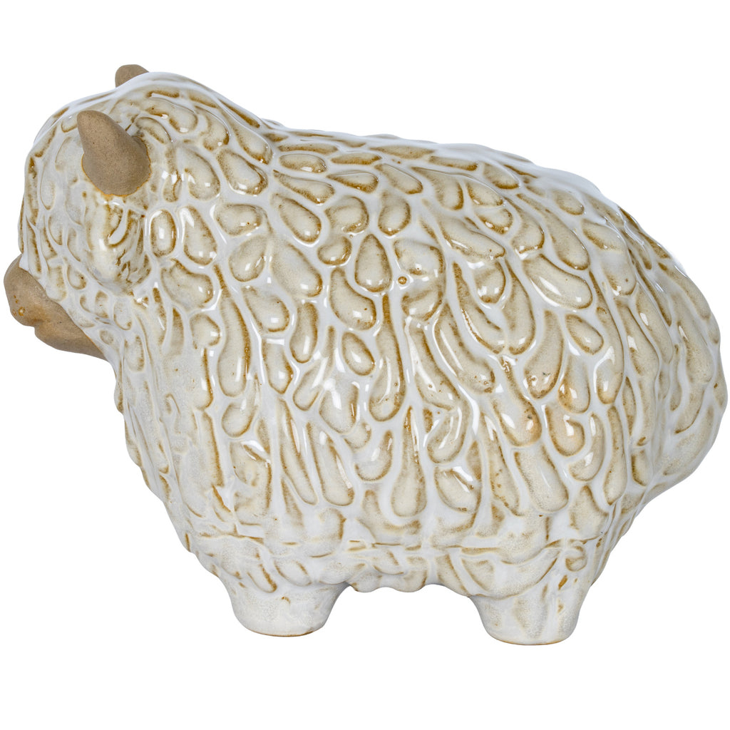 Alora Small Ceramic Highland Cow