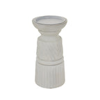 Wood Carved Candle Holder