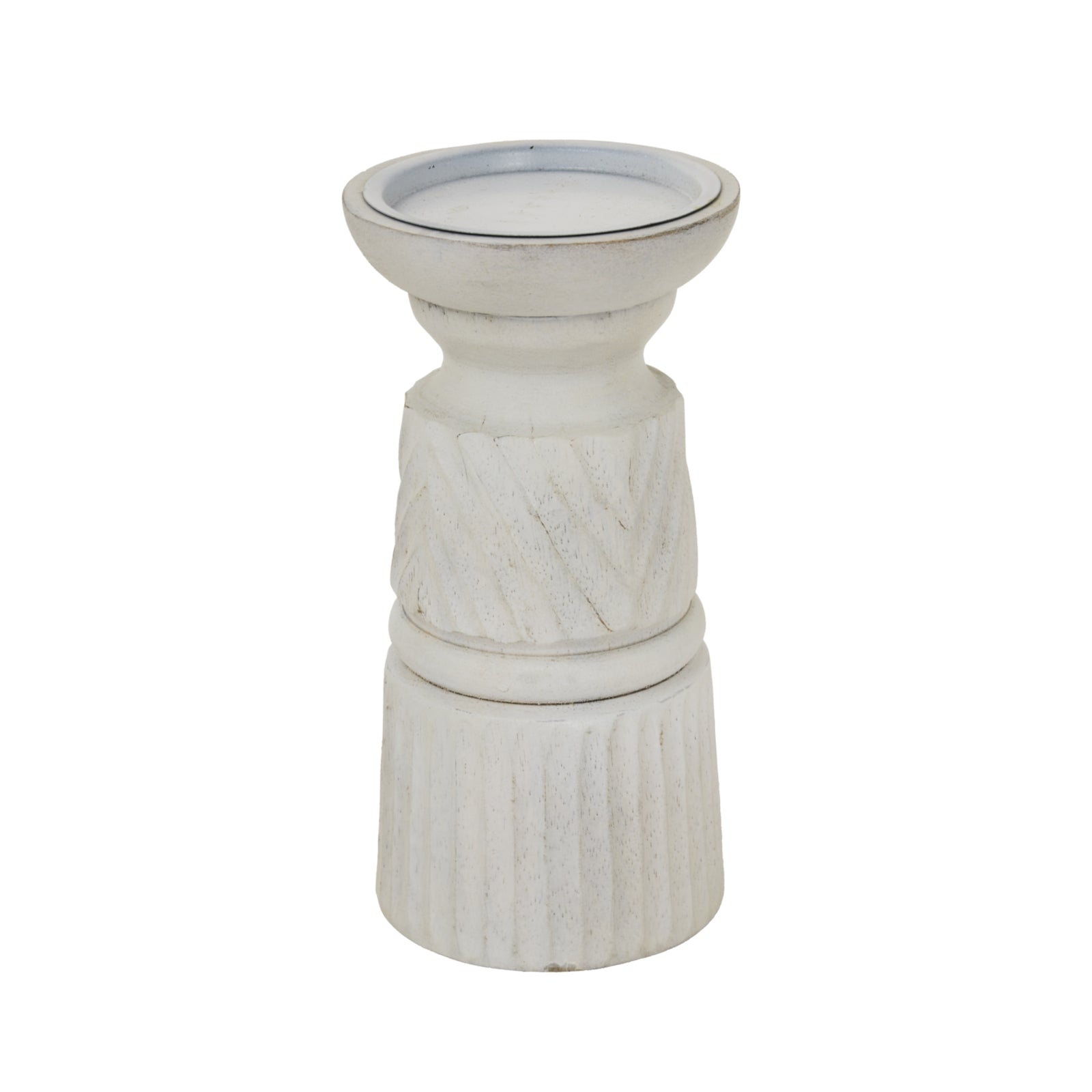 Wood Carved-Candle-Holder Product Image