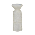 Medium Wood Carved-Candle-Holder Product Image
