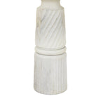 Large Carved Wooden Candle Holder