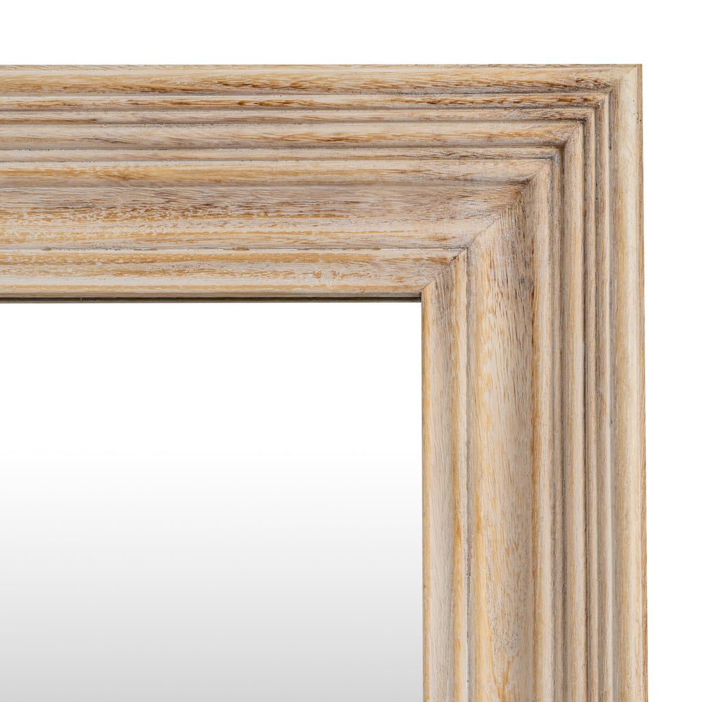 Weathered Timber Rectangular Wall Mirror – view 2