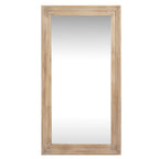 Weathered Timber Rectangular Wall Mirror