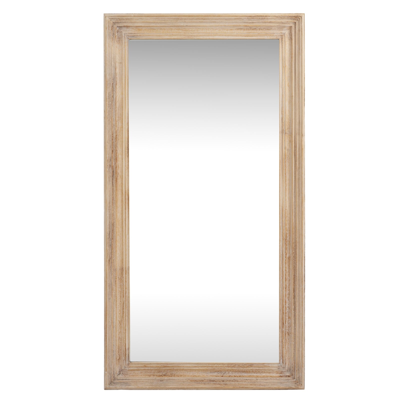 Weathered Timber Rectangular Wall Mirror