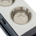 Contour Wood Pet Feeder Table