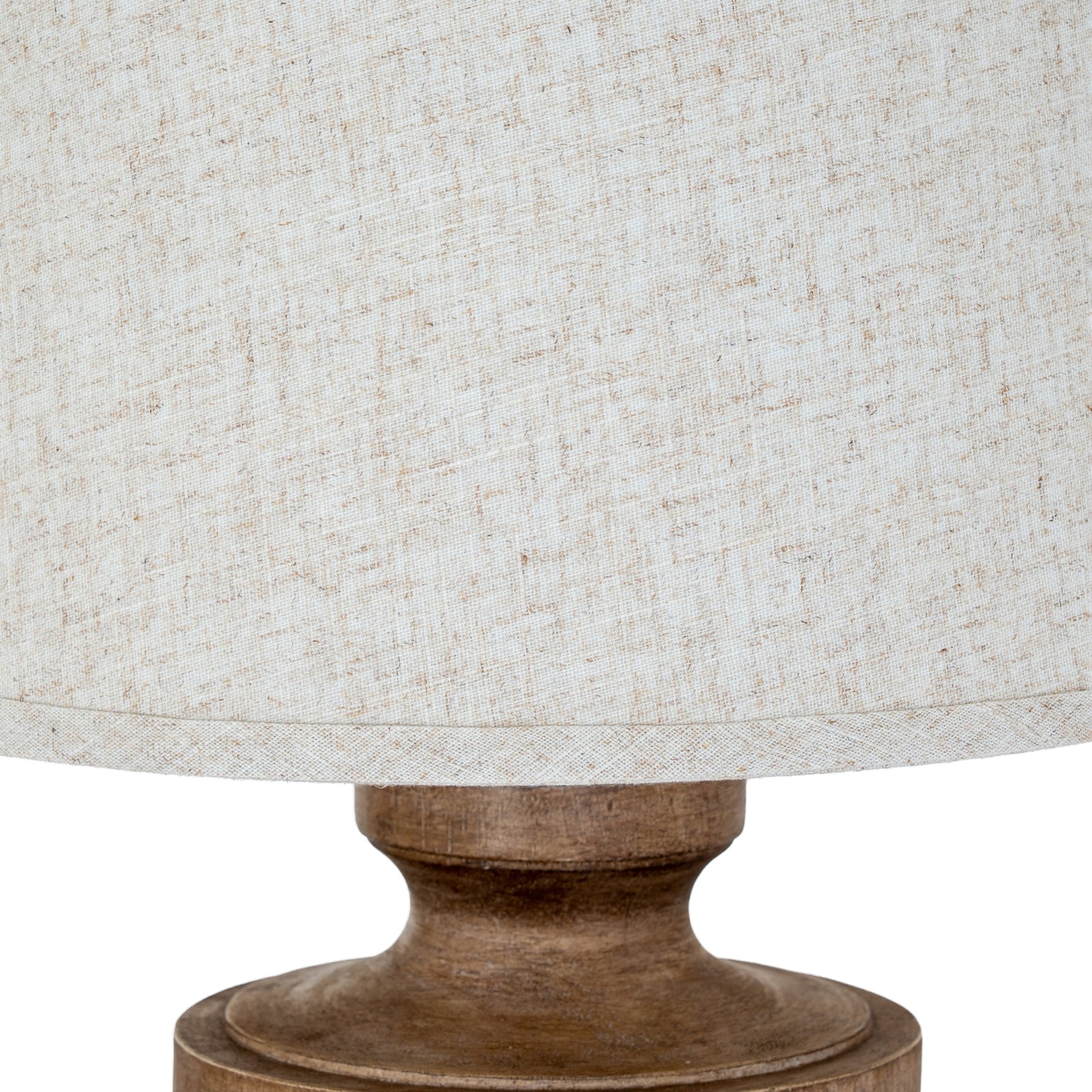 Tamsin Table Lamp With Edged Linen Shade – view 3