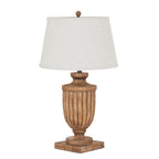 Tamsin Table Lamp With Edged Linen Shade – view 4