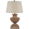 Roslin Table Lamp With Edged Linen Shade – product view