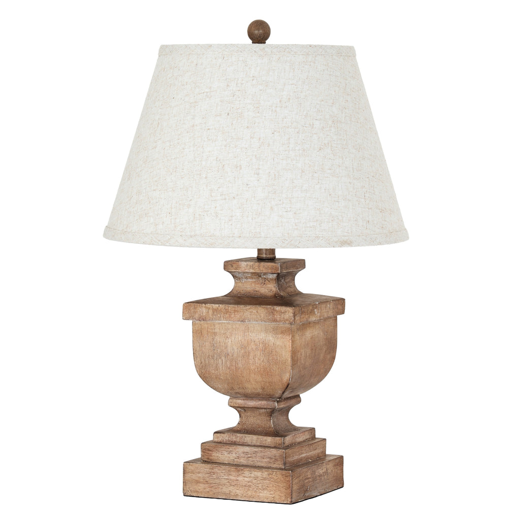Riva Table Lamp With Edged Linen Shade – view 2