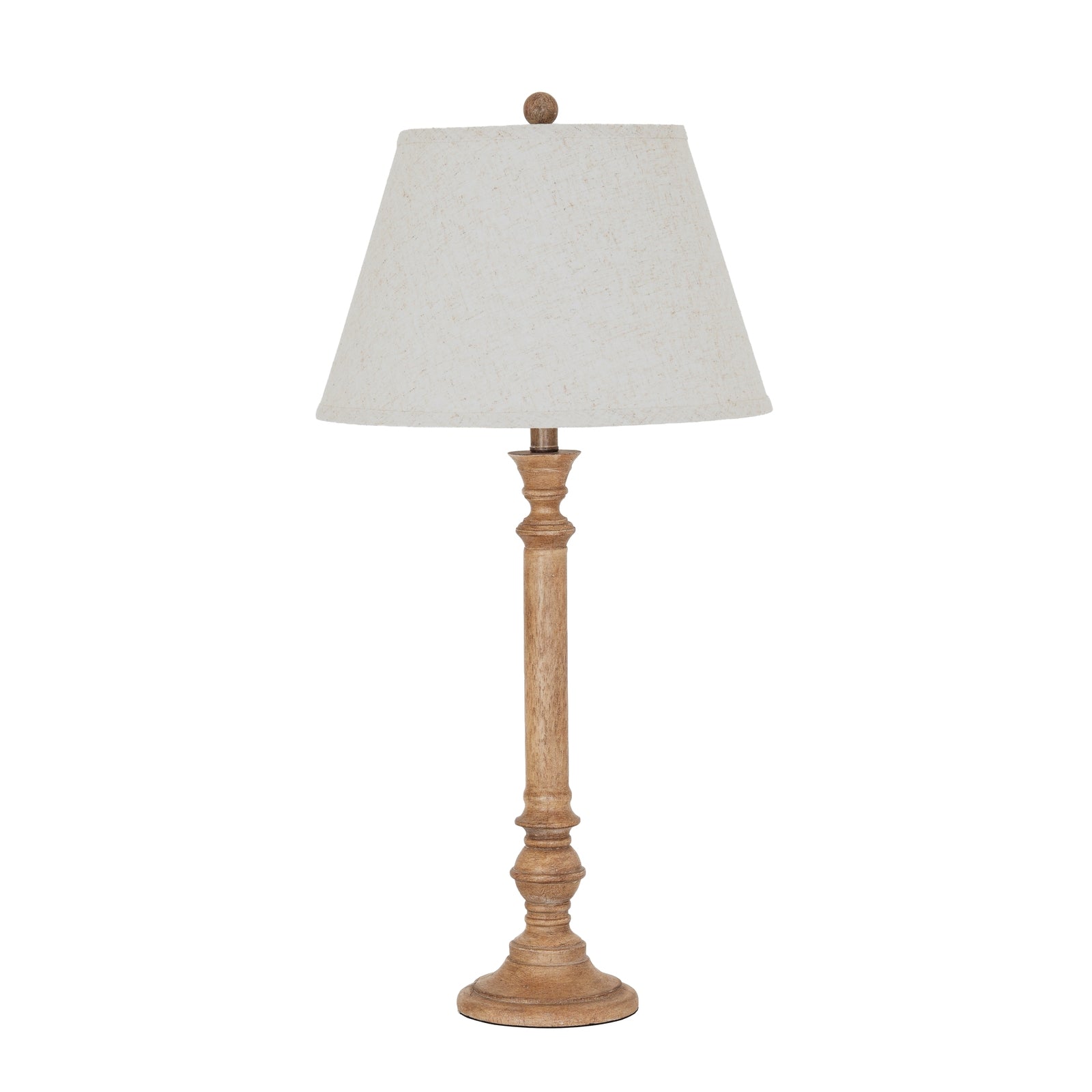Solace Table Lamp With Edged Linen Shade – view 2