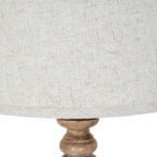 Selene Table Lamp With Edged Linen Shade – view 5