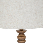 Selene Floor Lamp With Edged Linen Shade – view 4