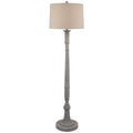 Asteria Floor Lamp With Linen Shade – product view