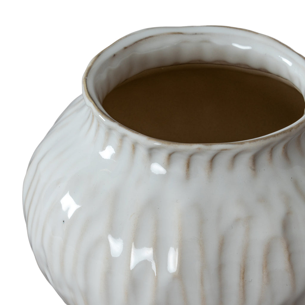 Numa Ceramic Squat Vase
