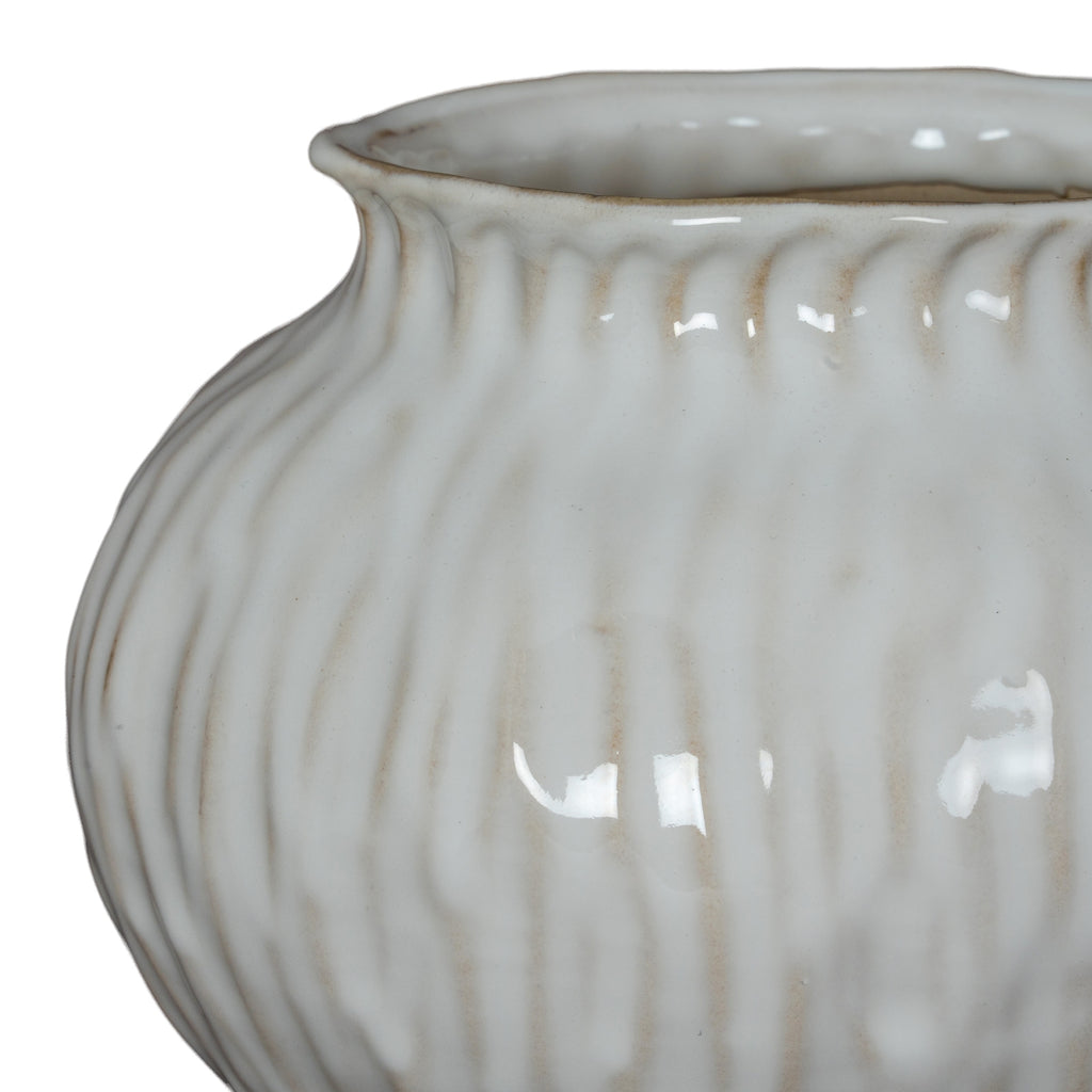Numa Ceramic Squat Vase