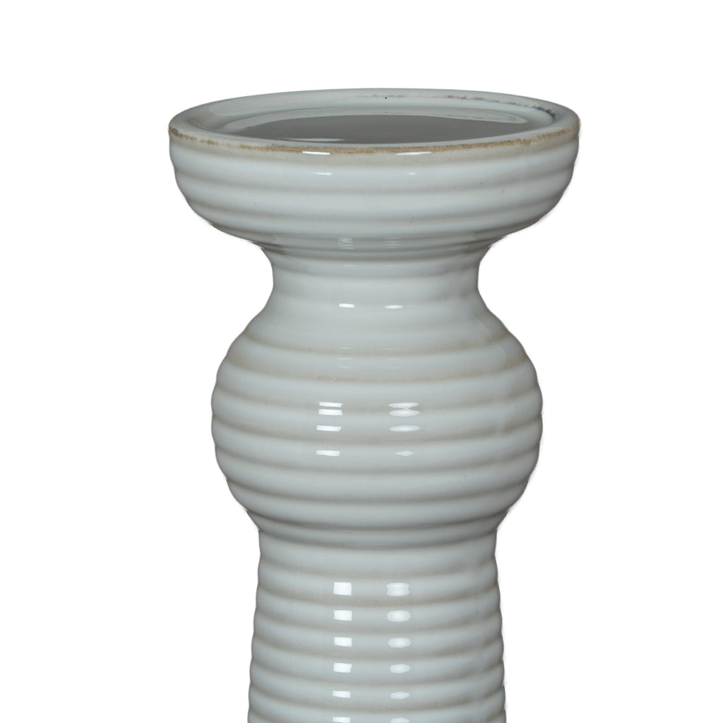 Sile Medium Ceramic Pillar Candle-Holder