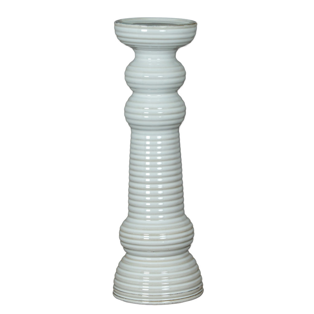 Sile Large Ceramic Pillar Candle-Holder Product Image