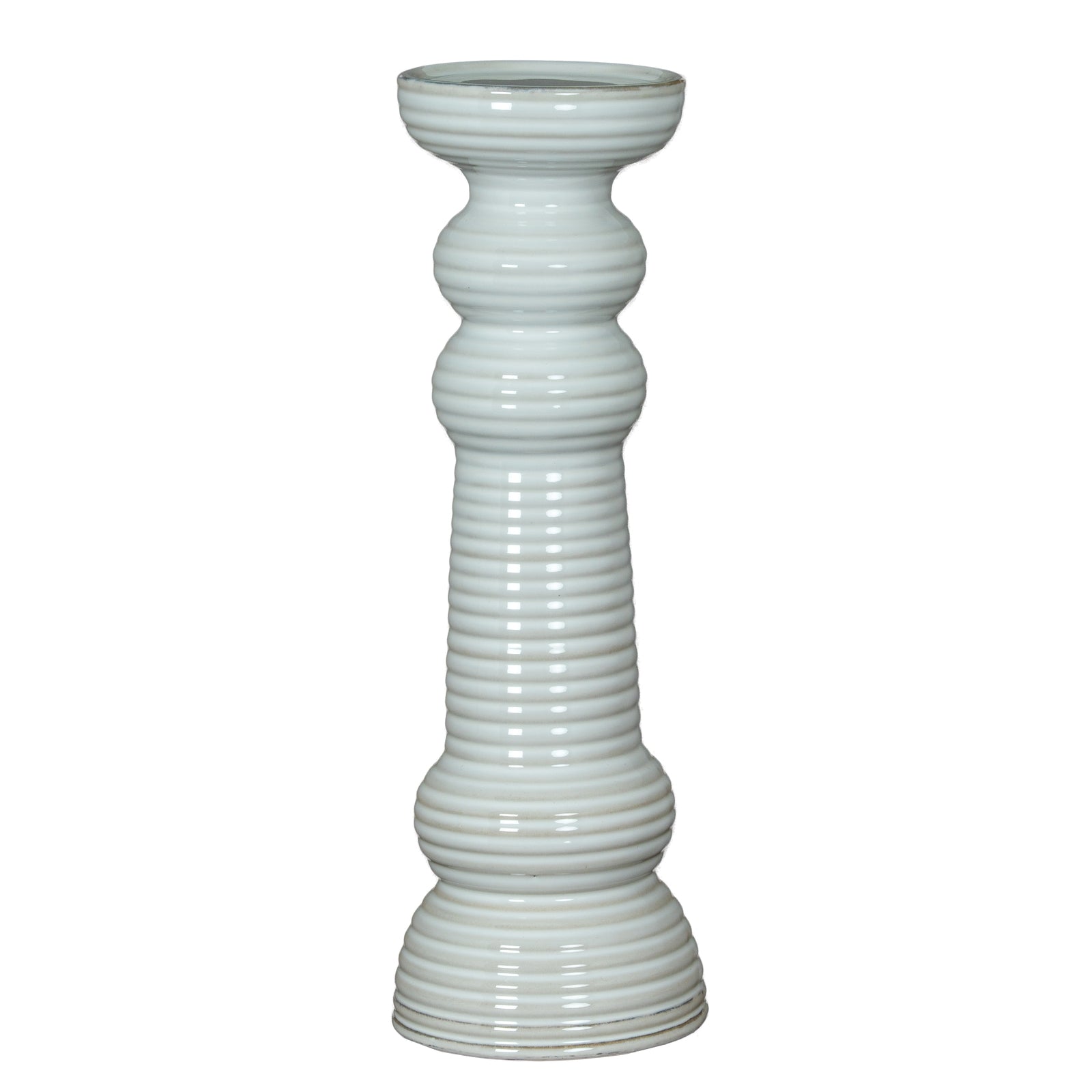 Sile Large Ceramic Pillar Candle-Holder Product Image