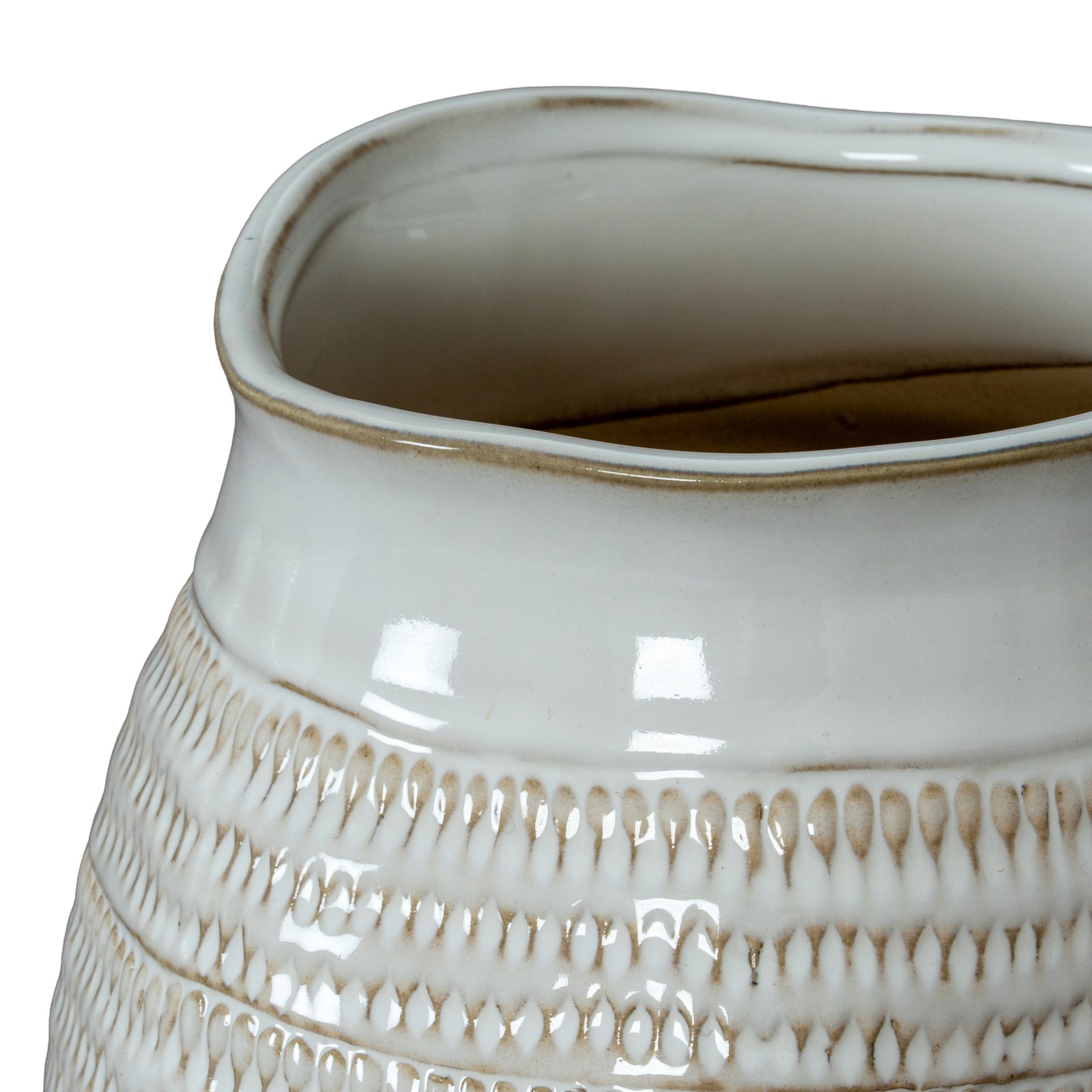 Tava Wide Ceramic Vase