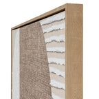 Textured Layered Abstract Petra Hand Painted Artwork On Canvas in Wooden Frame
