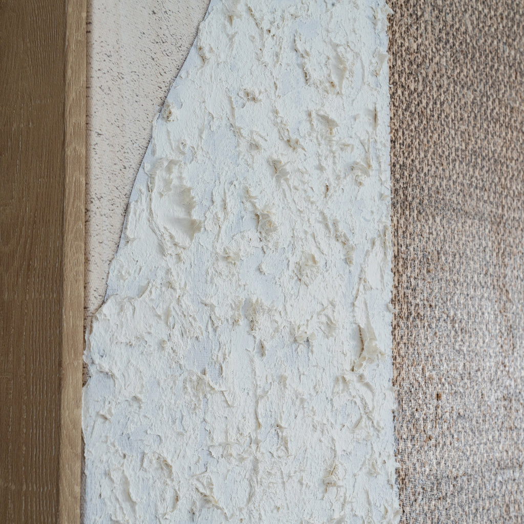 Textured Layered Abstract Petra Hand Painted Artwork On Canvas in Wooden Frame
