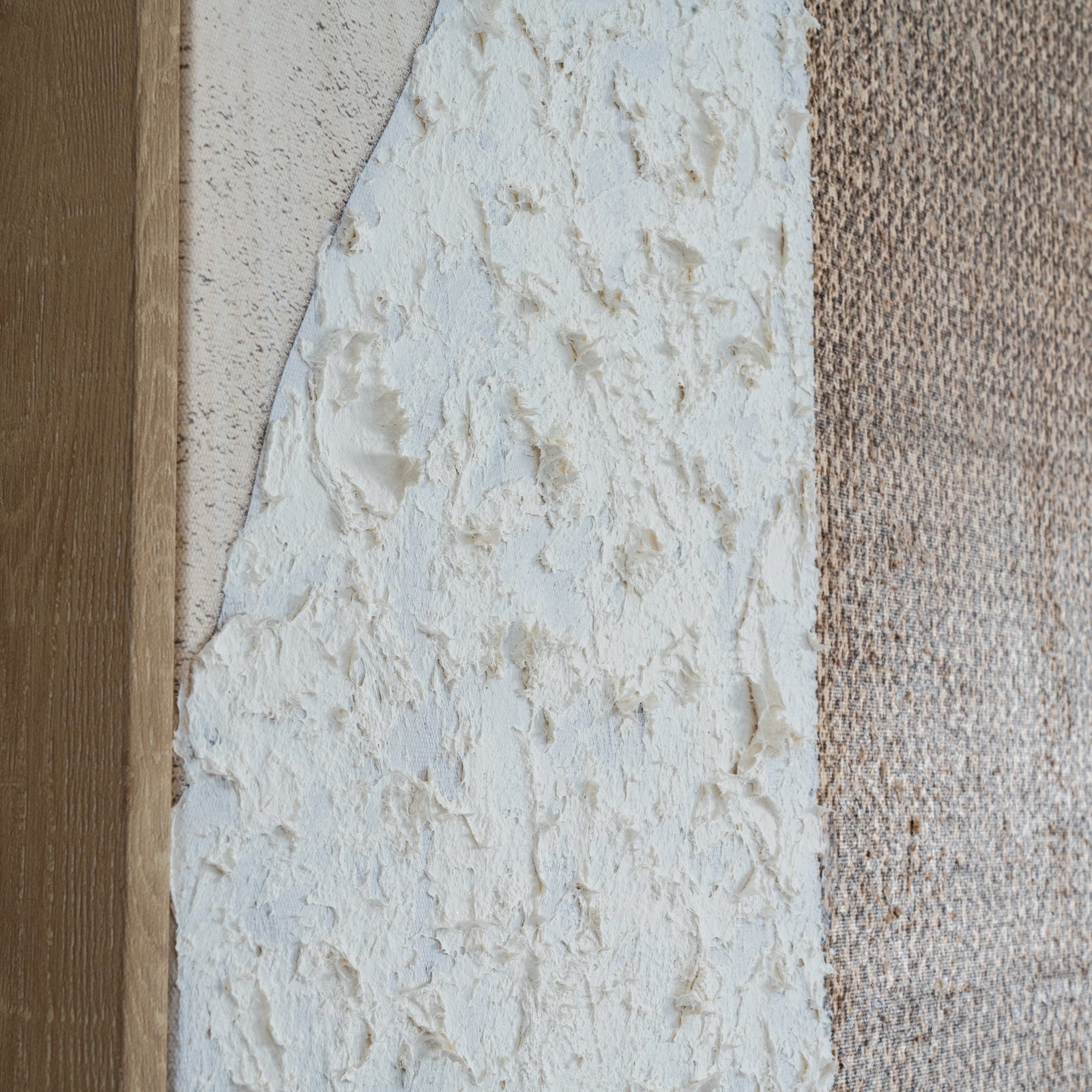 Textured Layered Abstract Petra Hand Painted Artwork On Canvas in Wooden Frame