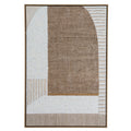 Textured Layered Abstract Petra Hand Painted Artwork On Canvas in Wooden Frame Product Image