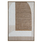 Textured Layered Abstract Petra Hand Painted Artwork On Canvas in Wooden Frame Product Image