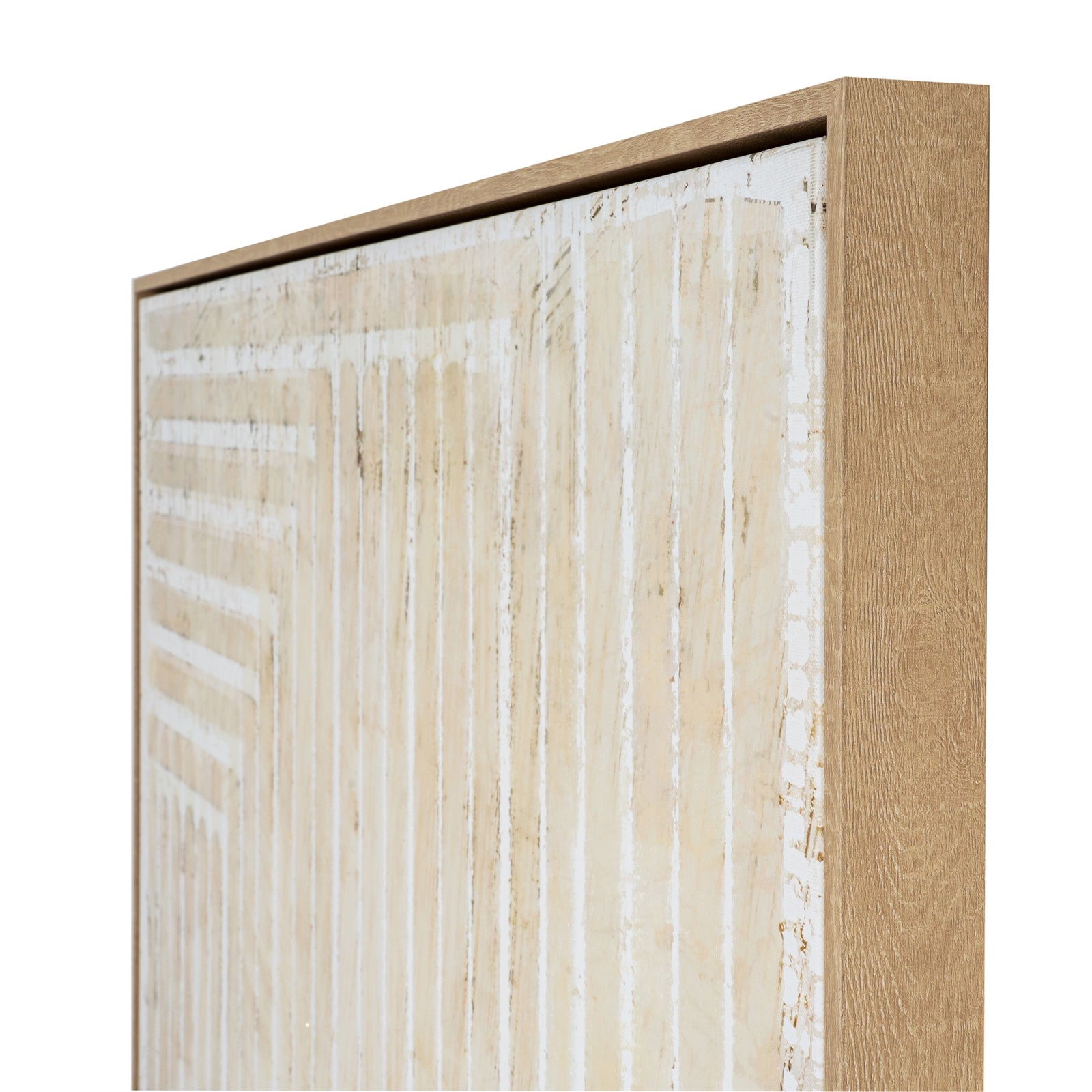 Intersect Abstract Erdalis Hand Painted Artwork On Canvas in Wooden Frame