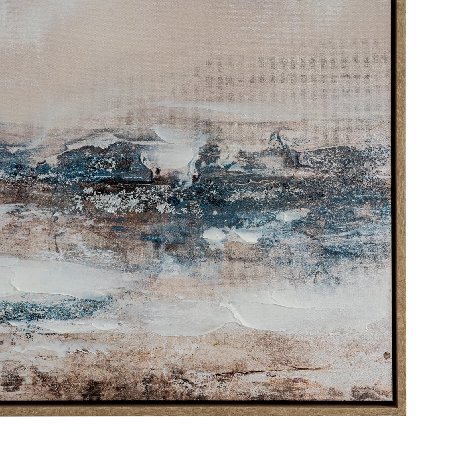 Layered Movement Framed Hand-Painted Canvas – view 3