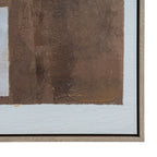 Textured Layered Abstract Sedora Hand Painted Artwork On Canvas in Wooden Frame