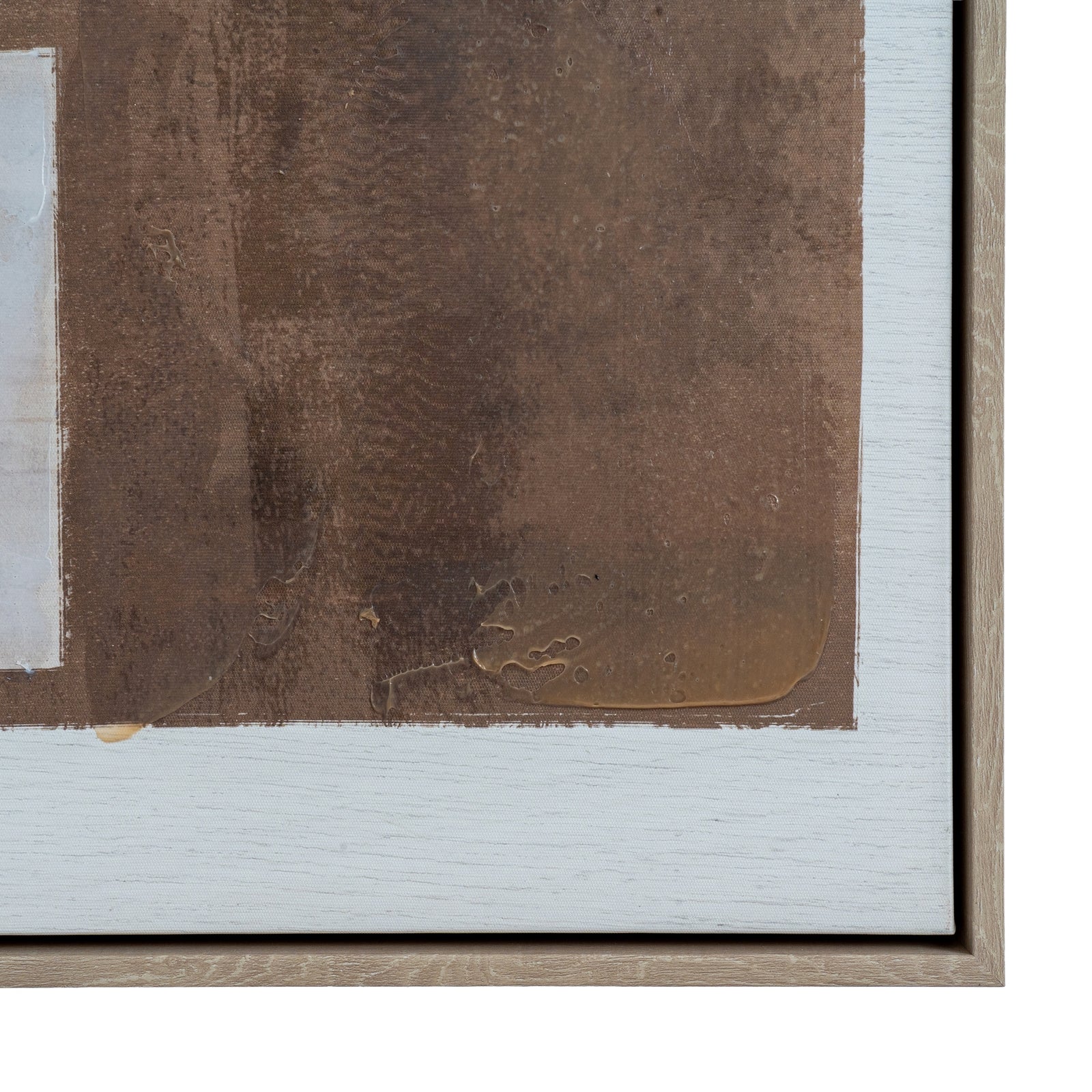 Textured Layered Abstract Sedora Hand Painted Artwork On Canvas in Wooden Frame