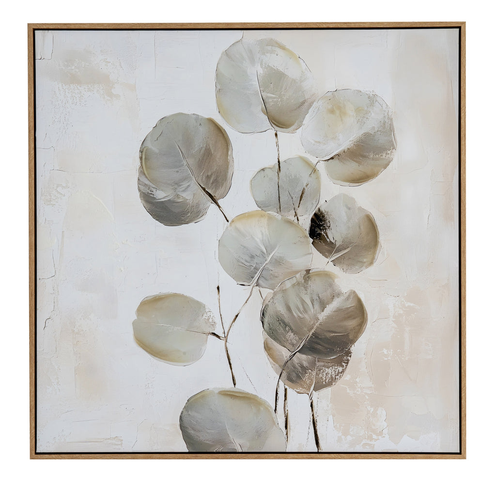 Silvra Hand Painted Canvas In Frame – product view
