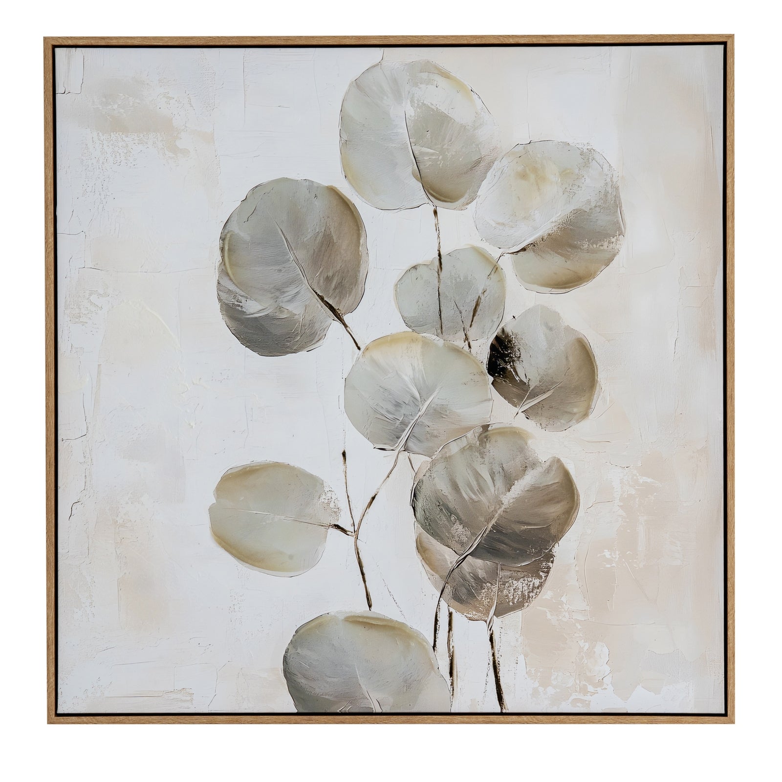 Silvra Hand Painted Canvas In Frame – product view