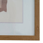 Earth Studies Ardris Abstract Art Print On Canvas Mounted in Wooden Frame