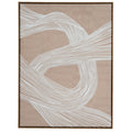 Swept Contours Release Art Print On Canvas in Wooden Frame Product Image