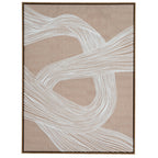 Swept Contours Release Art Print On Canvas in Wooden Frame Product Image