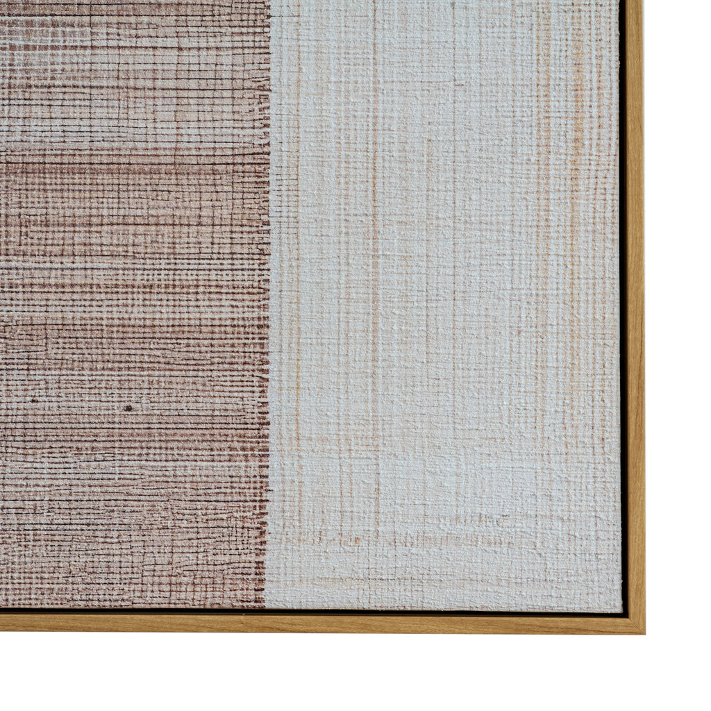 Textured Layered Abstract Umbora Hand Painted Artwork On Canvas in Wooden Frame