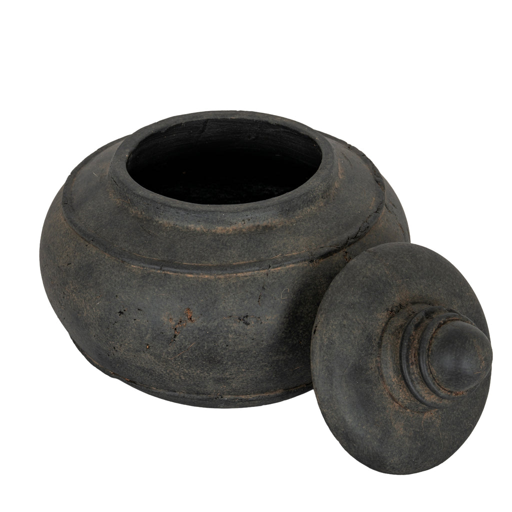 Dusk Large Ceramic Pot with Lid