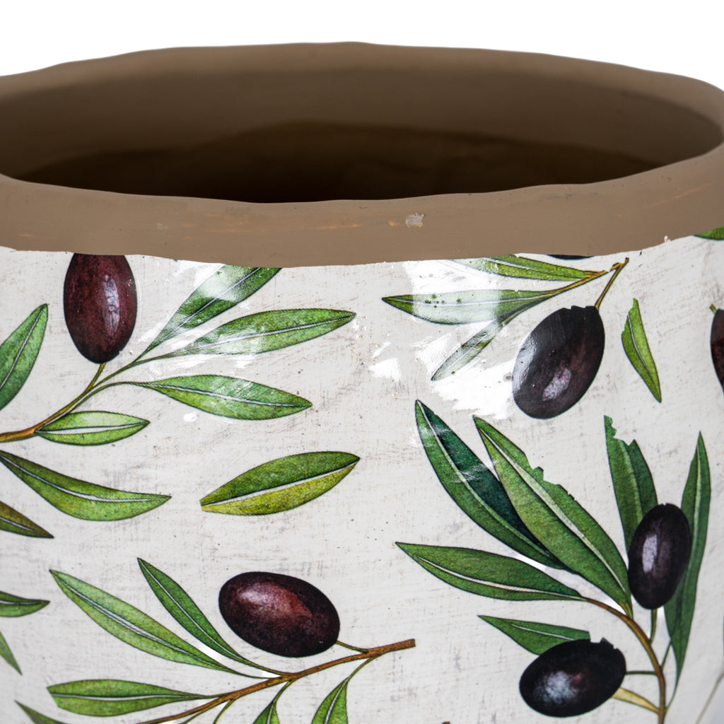 Mossen Olive Medium Planter – view 2