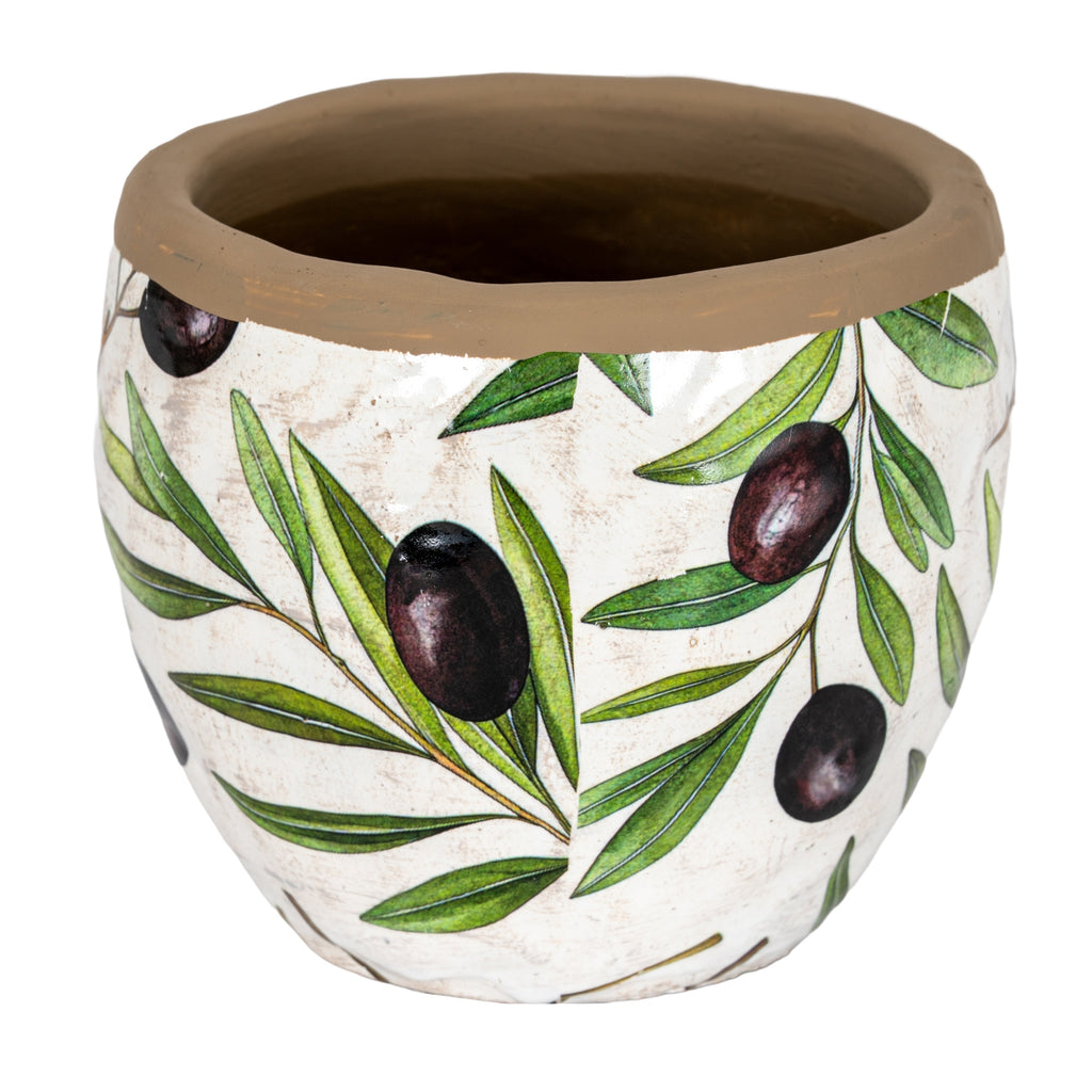 Mossen Olive Small Planter – product view